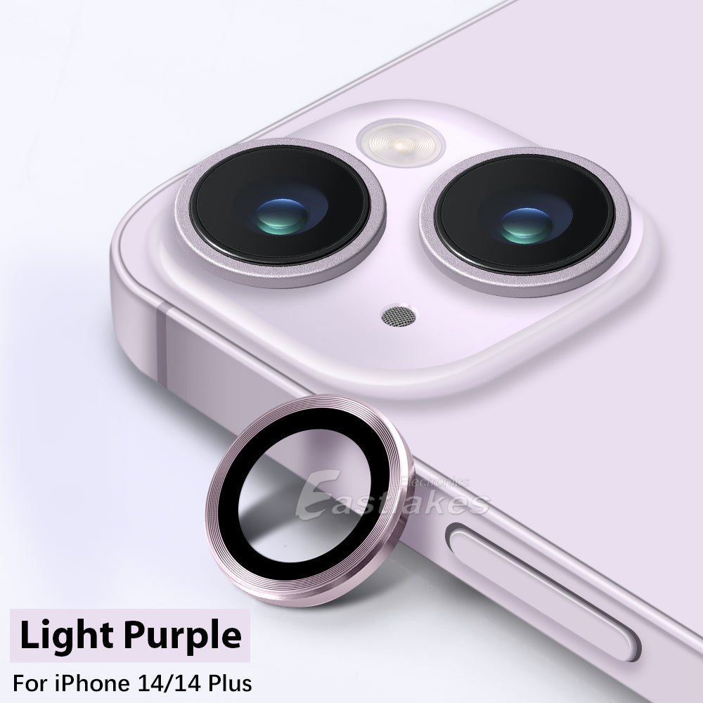 Apple iPhone 14 13 Series Metal Camera Lens Tempered Glass Protector - Eastlakes Electronics